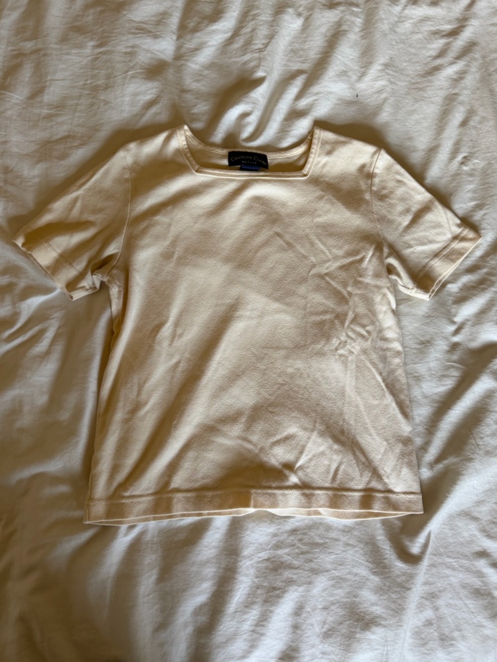 Butter Yellow Short Sleeve Top